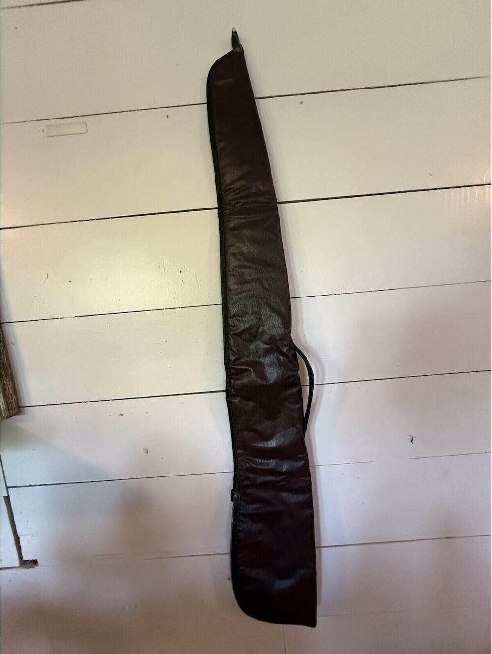 Vintage Brown Leather Rifle Case